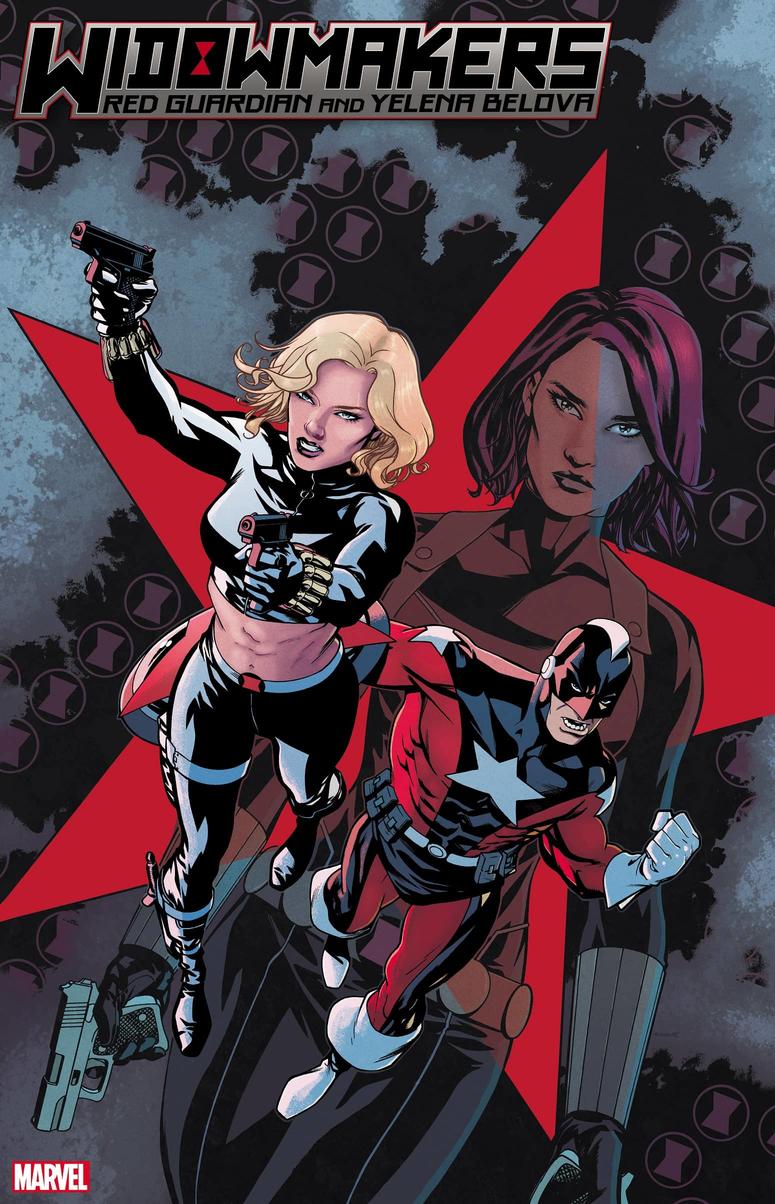 Widowmakers: Red Guardian and Yelena Belova, copertina di Mike McKone