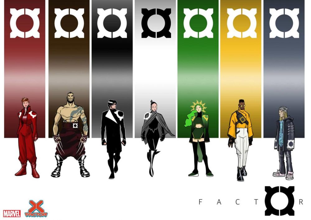 X-Factor, character design di David Baldeon