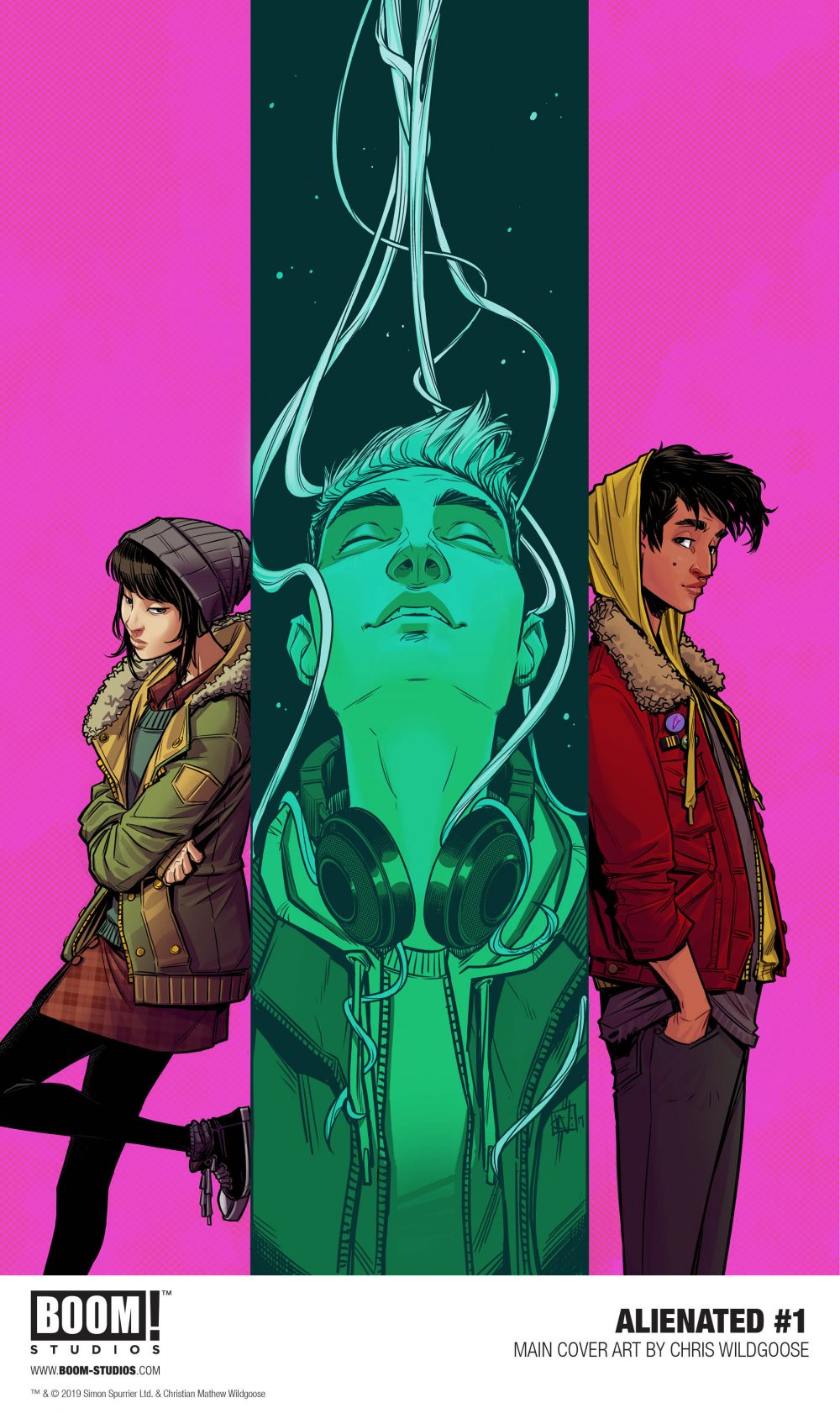 Alienated #1, copertina di Chris Wildgoose