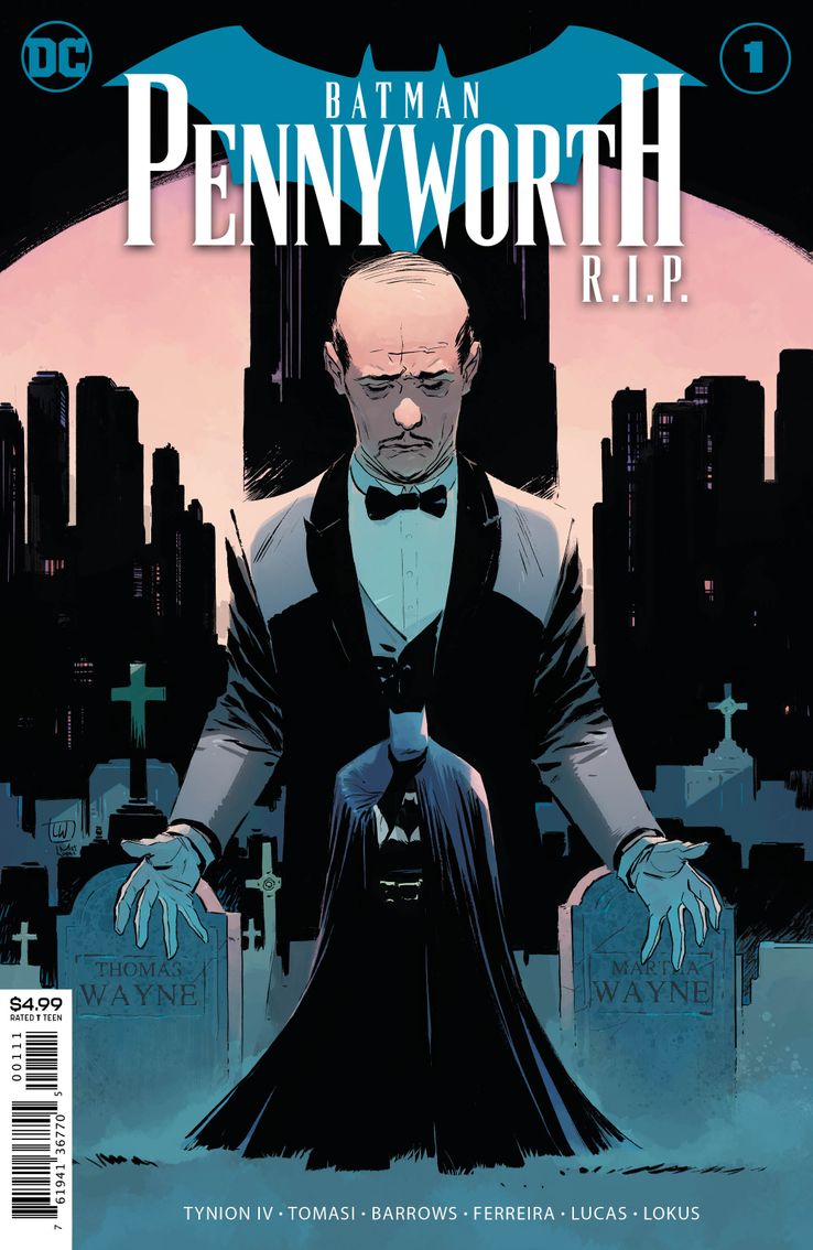 Batman: Pennyworth R.I.P. #1, copertina di Lee Weeks