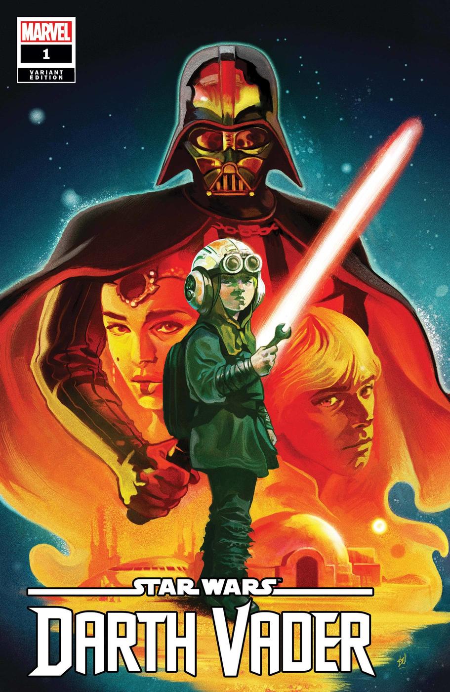 Darth Vader #1, variant cover di Mike Del Mundo