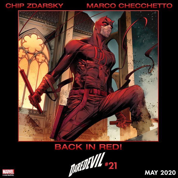 Daredevil #21, teaser di Marco Checchetto