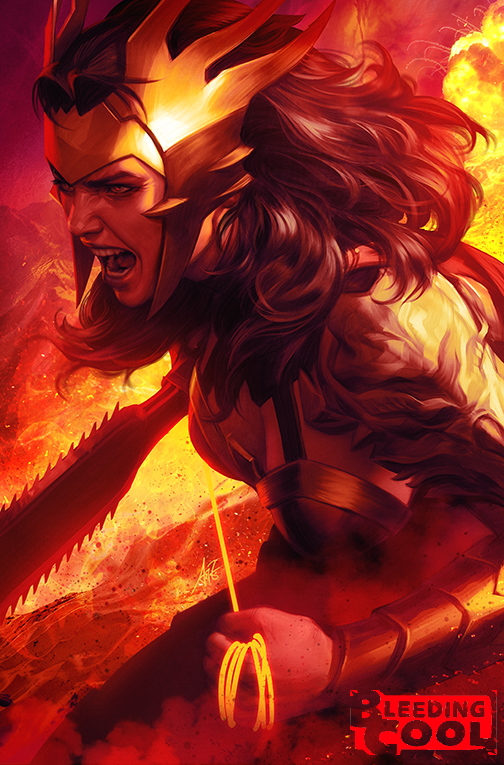 Death Metal #1, variant cover di Artgerm