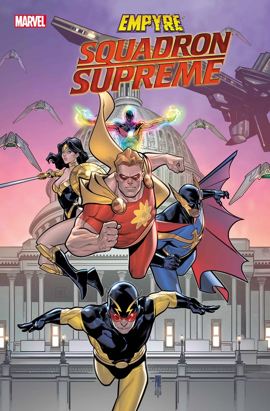 Empyre: Squadron Supreme #1, copertina di Paco Medina