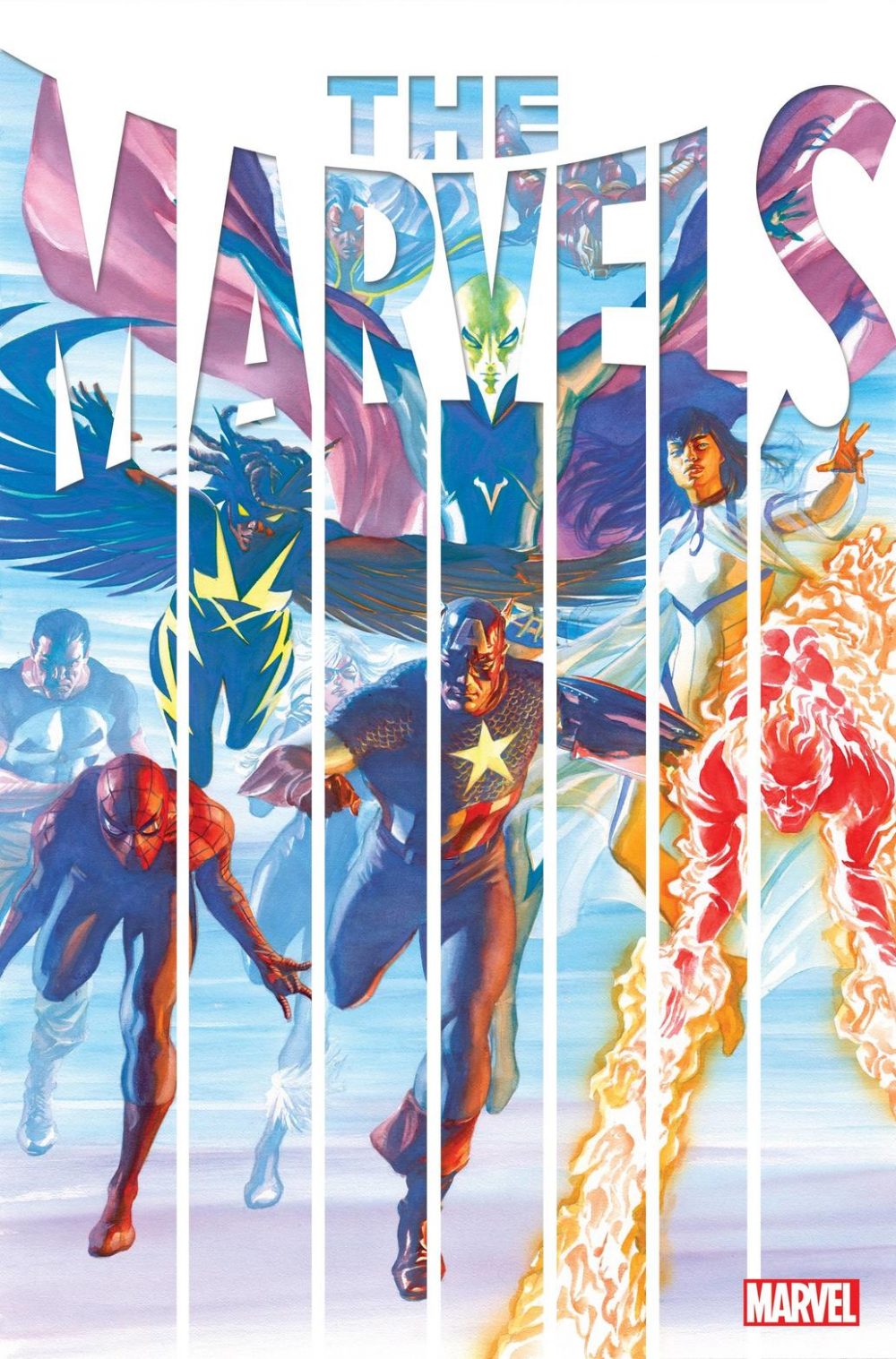 The Marvels #1, copertina di Alex Ross