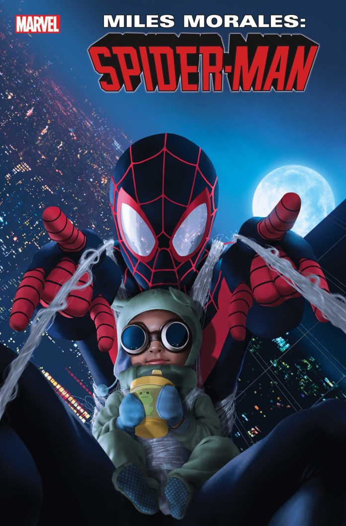 Giocattolo Marvel Super Hero Adventures - Figura Azione Spider-Men (Miles Morales) Per Bambini, Eroi Da Collezione, Regalo Per Piccoli Superfan