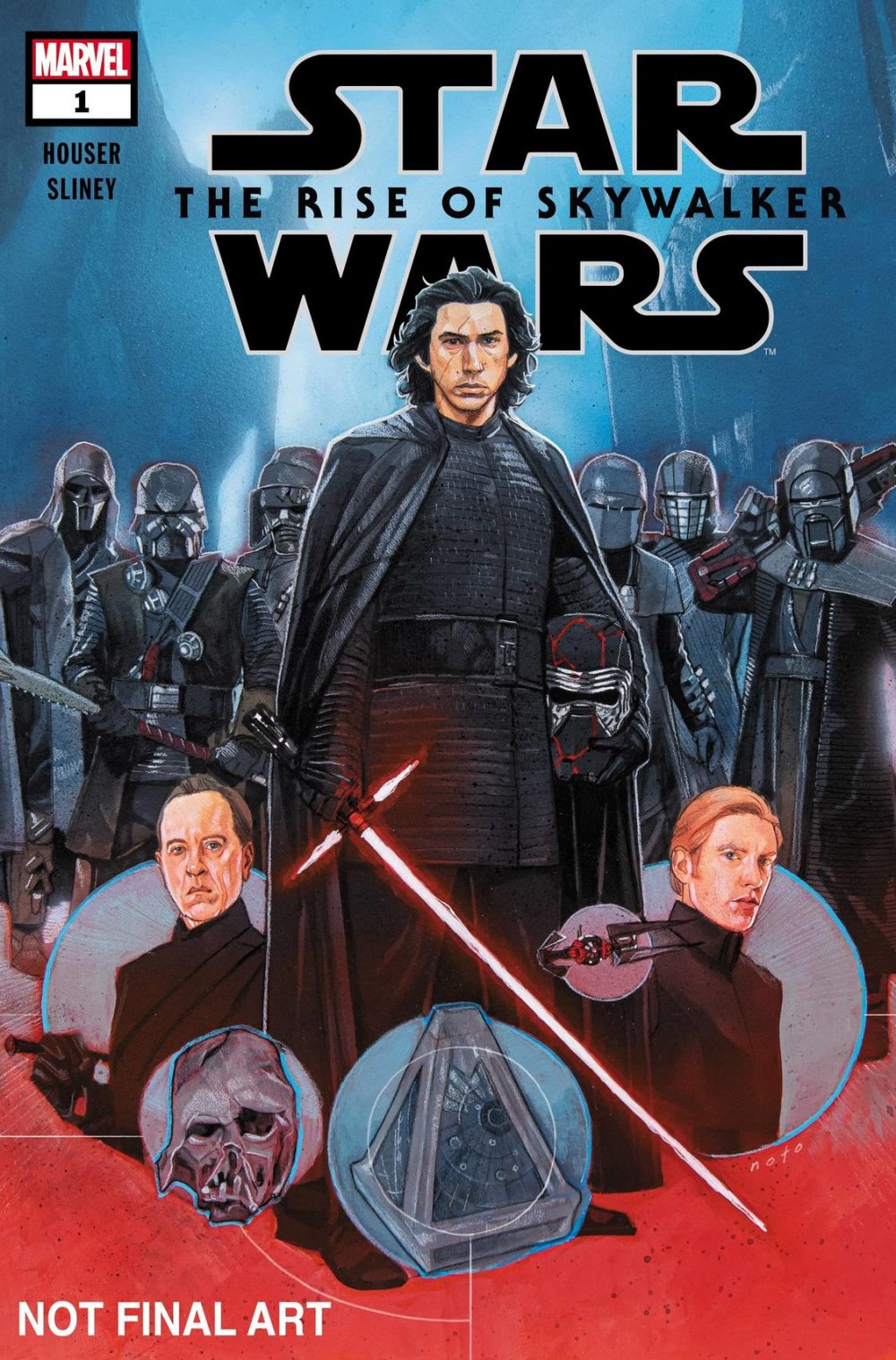 Star Wars: The Rise of Skywalker #1, copertina di Phil Noto