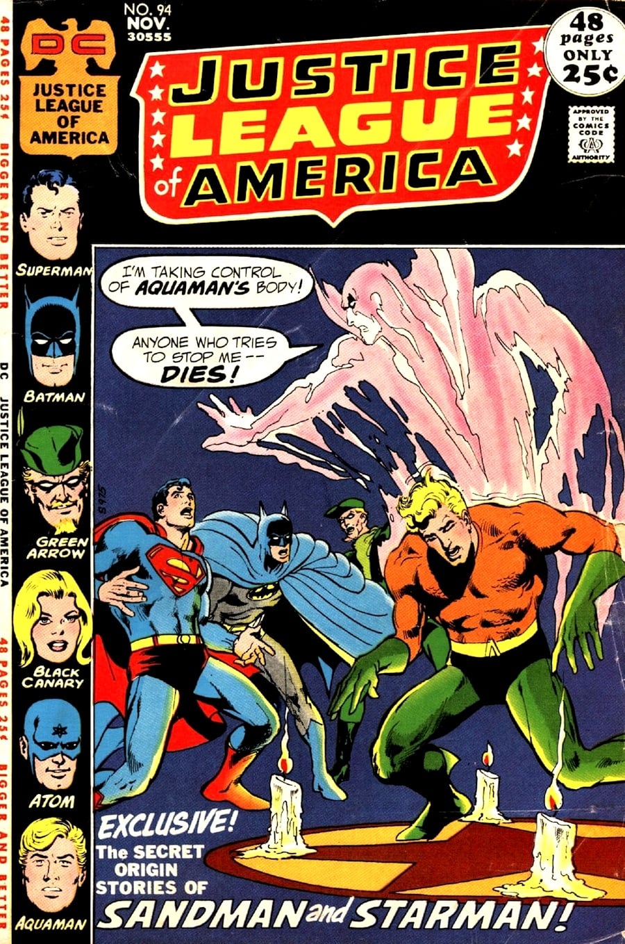 Justice League of America #94, copertina