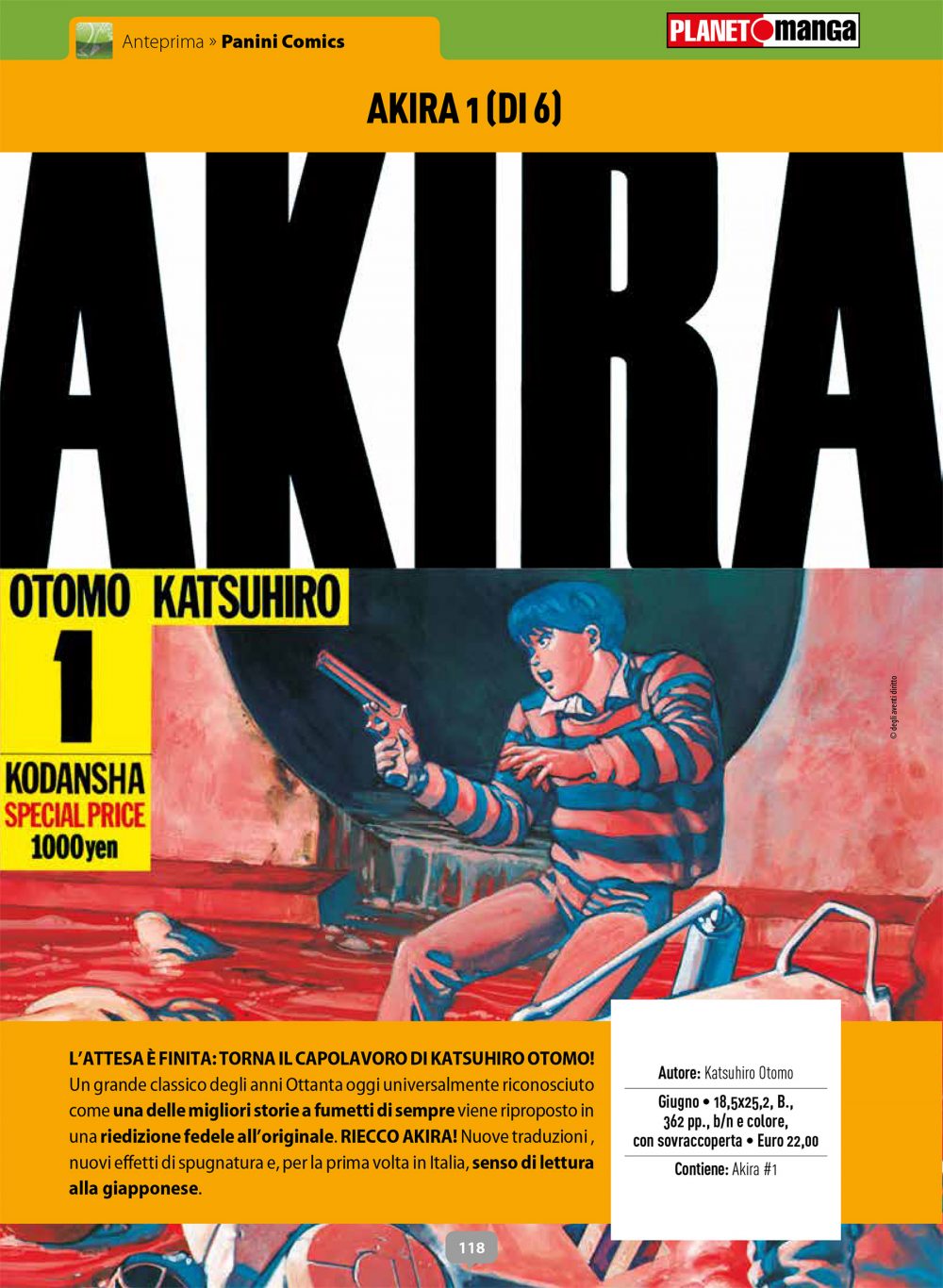 Akira, su Anteprima