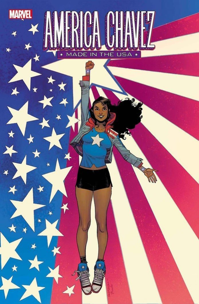 America Chavez: Made In The USA #1, copertina di Sara Pichelli