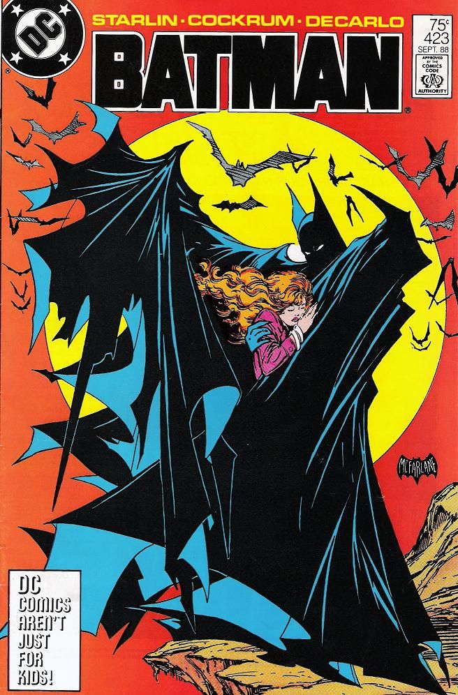 Batman #423, copertina di Todd McFarlane