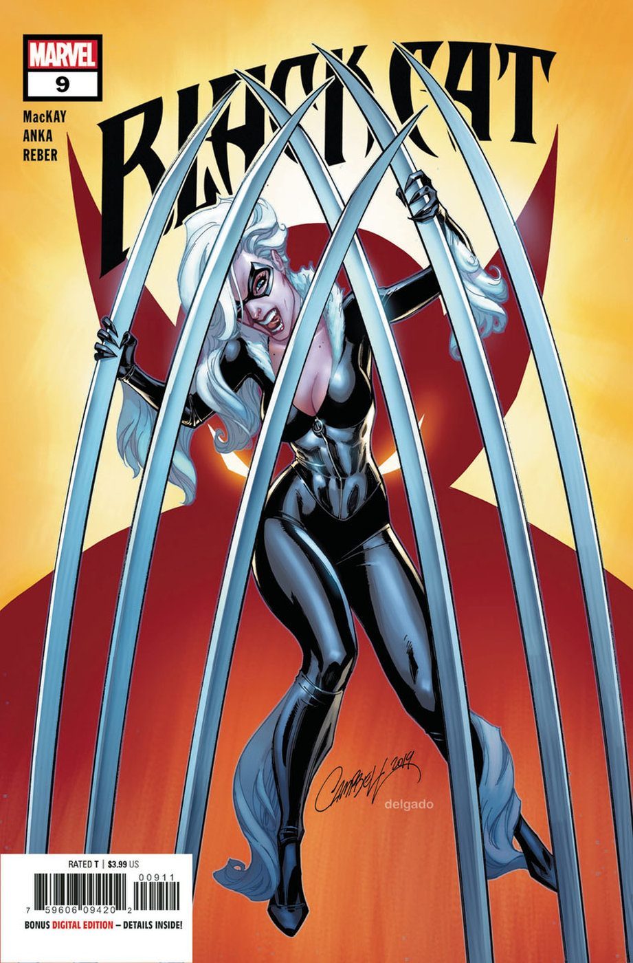 Black Cat #9, copertina di J. Scott Campbell