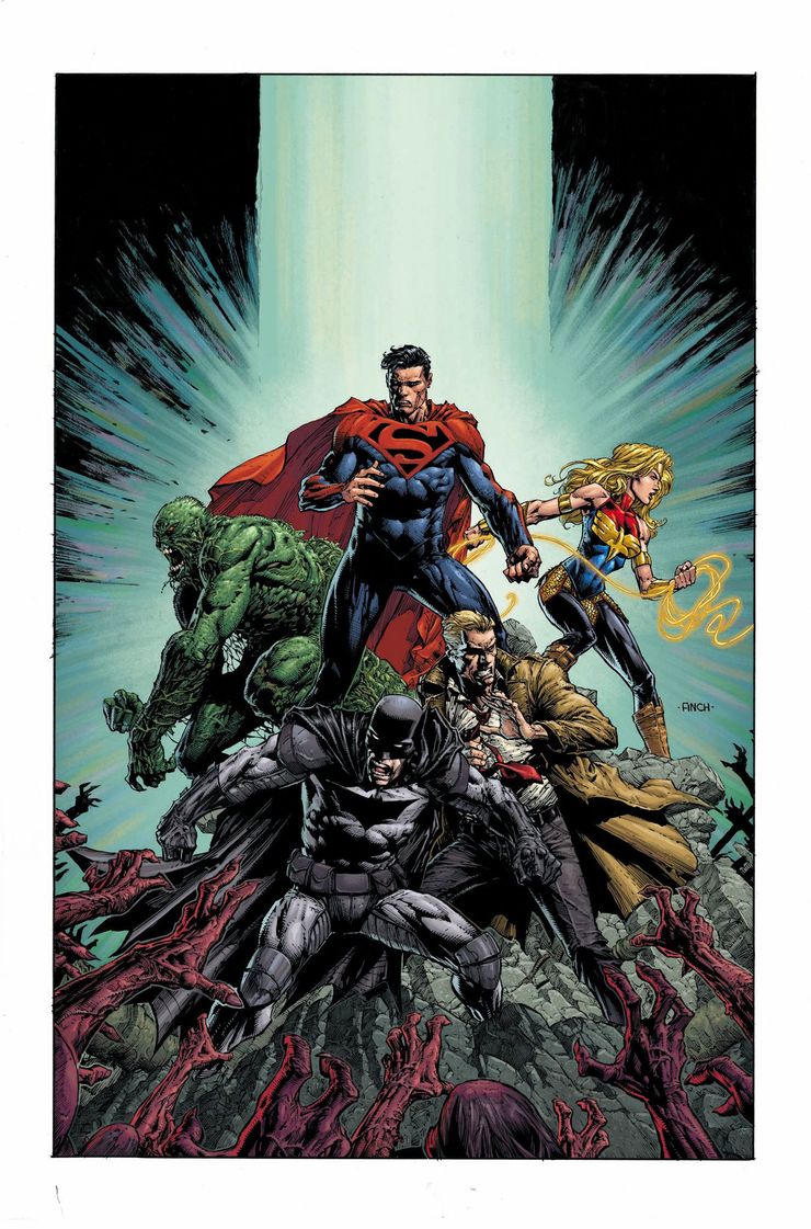 DCeased: Dead Planet, illustrazione di David Finch