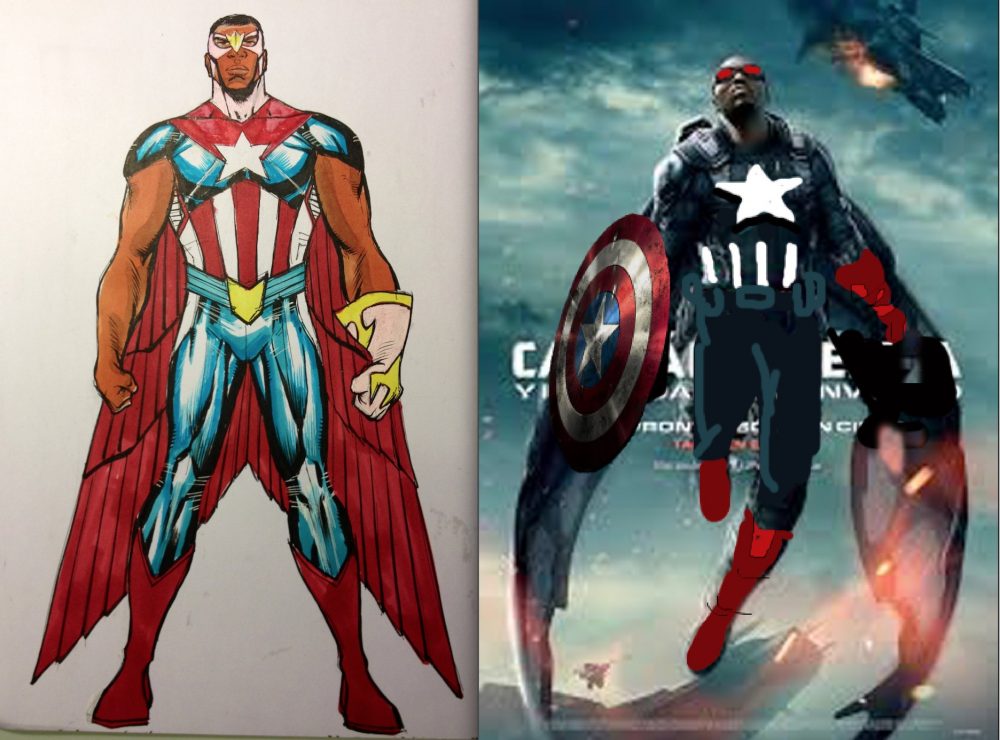 Captain America: Sam Wilson, character design di Carlos Pacheco