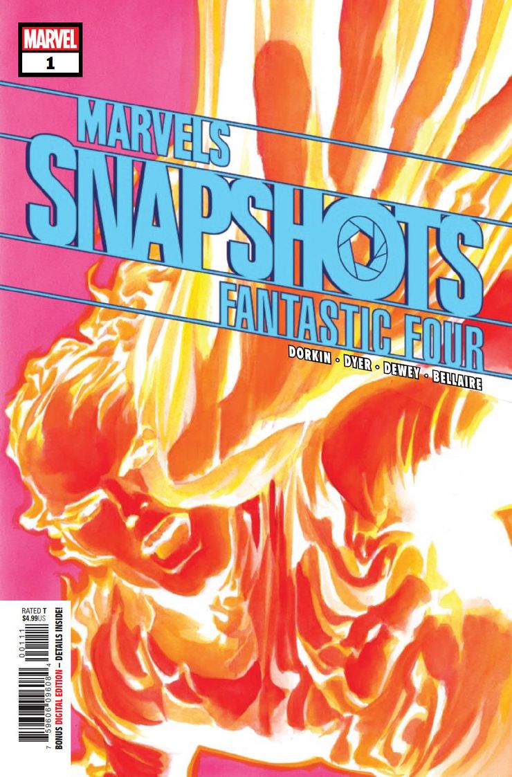 Fantastic Four: Marvels Snapshots #1, copertina di Alex Ross