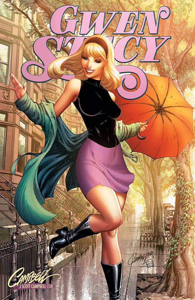 Gwen Stacy #1, variant cover A di J. Scott Campbell