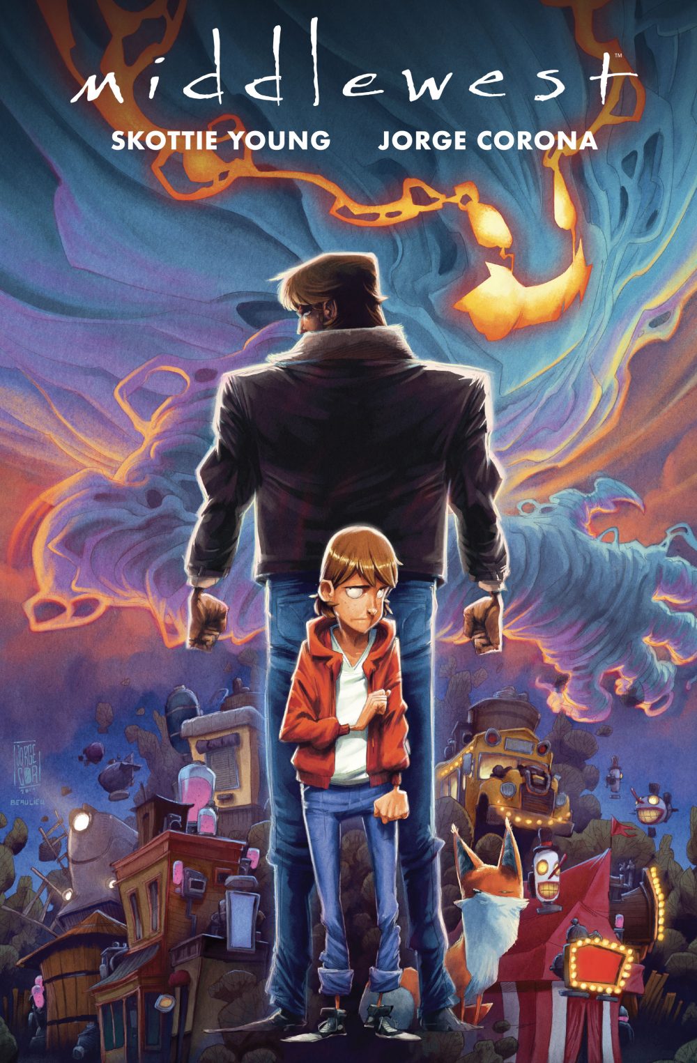 Middlewest vol. 1, copertina di Jorge Corona