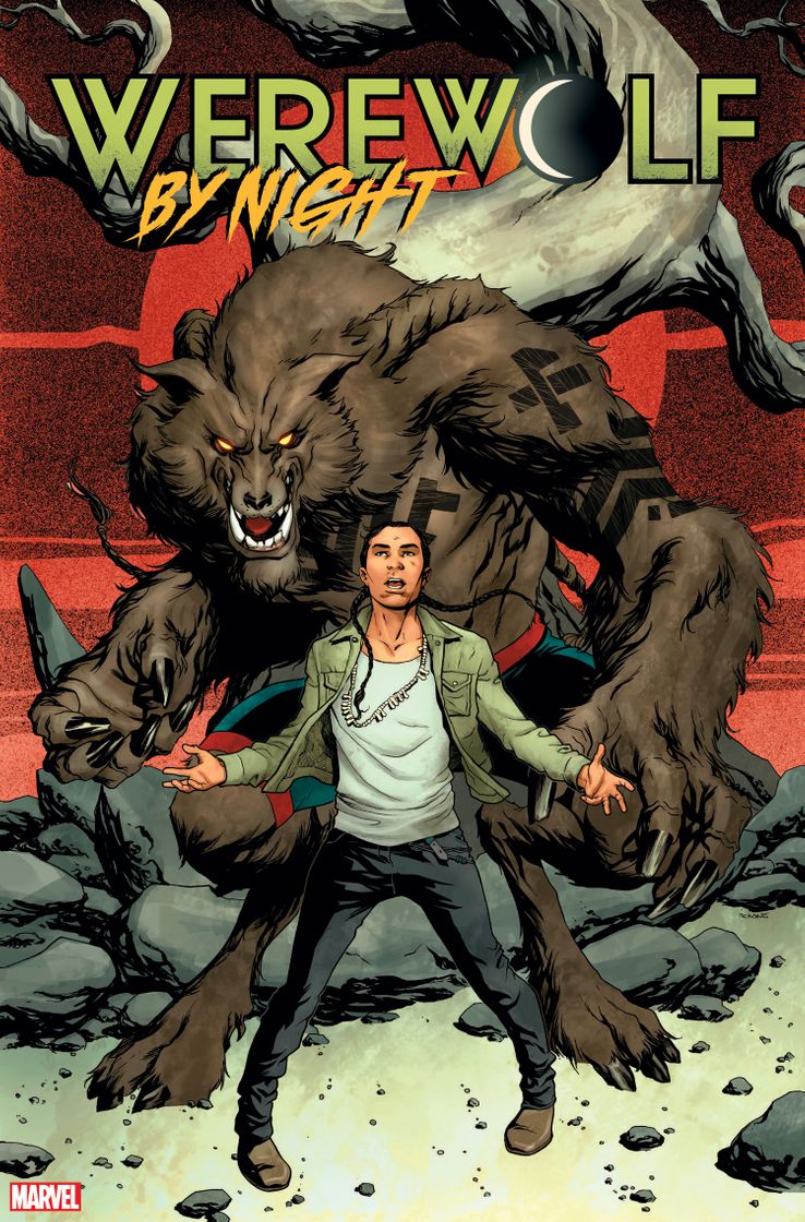 Werewolf by night #1, copertina di Mike McKone