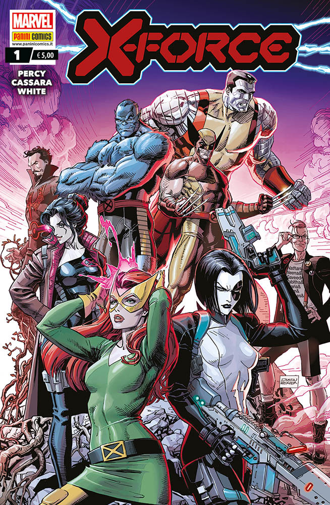 X-Force #1, copertina di Dustin Weaver