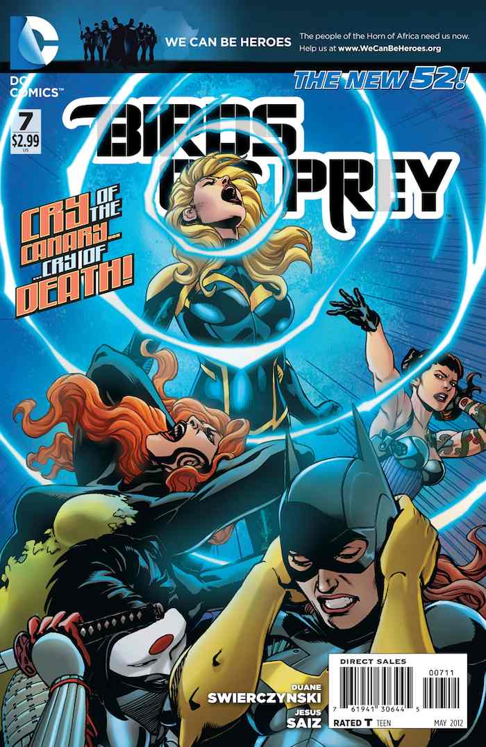 Birds of Prey #7, copertina di Jesus Saiz