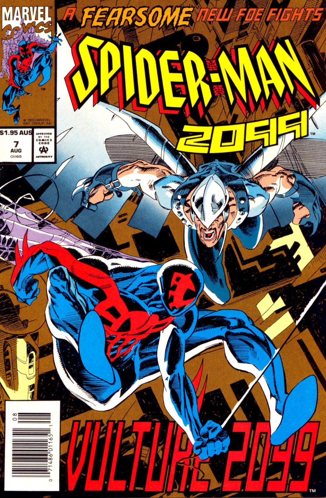 Spider-Man 2099 #7, copertina di Rick Leonardi