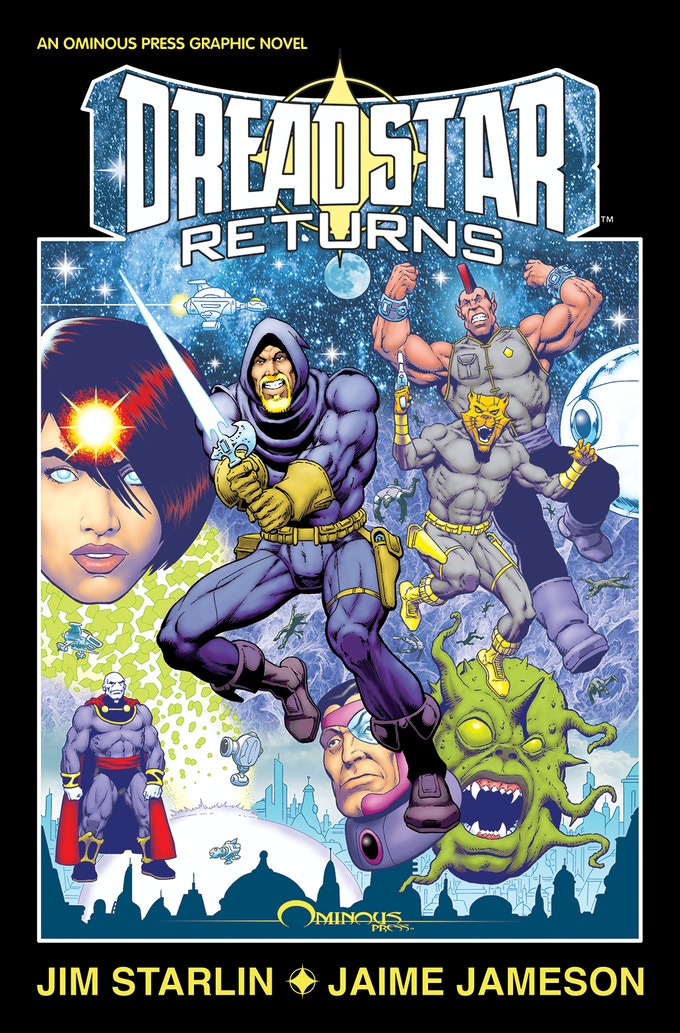 Dreadstar Returns, copertina di Jim Starlin