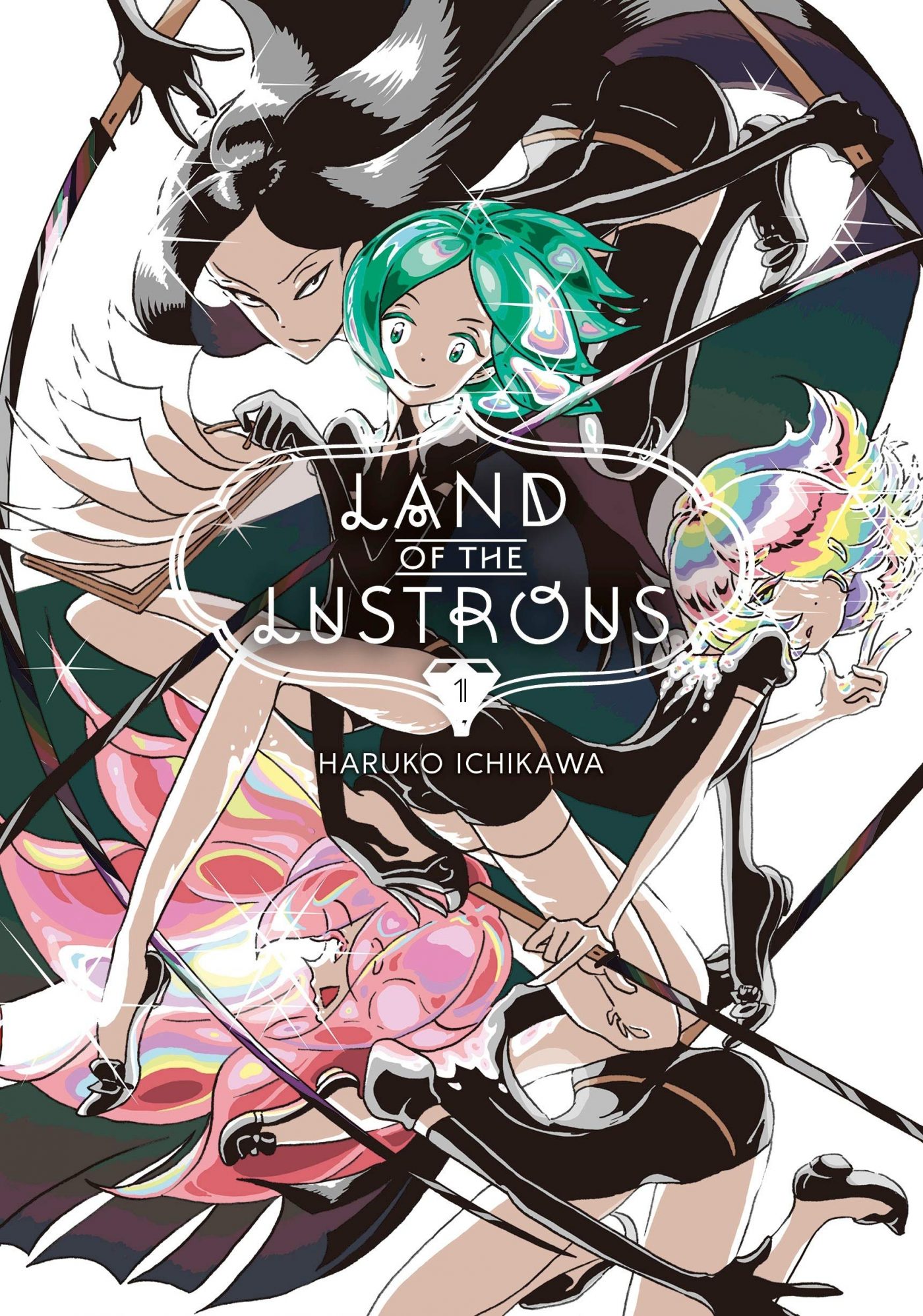 Land of the Lustrous 1, copertina di Haruko Ichikawa