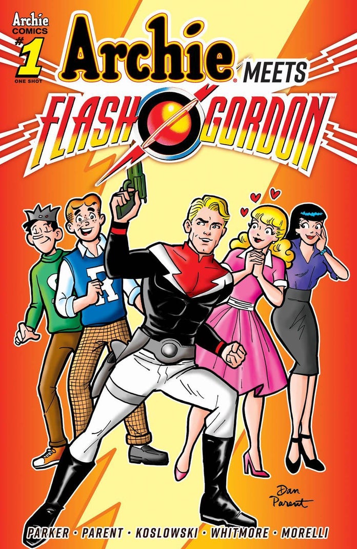 Archie meets Flash Gordon, copertina di Dan Parent