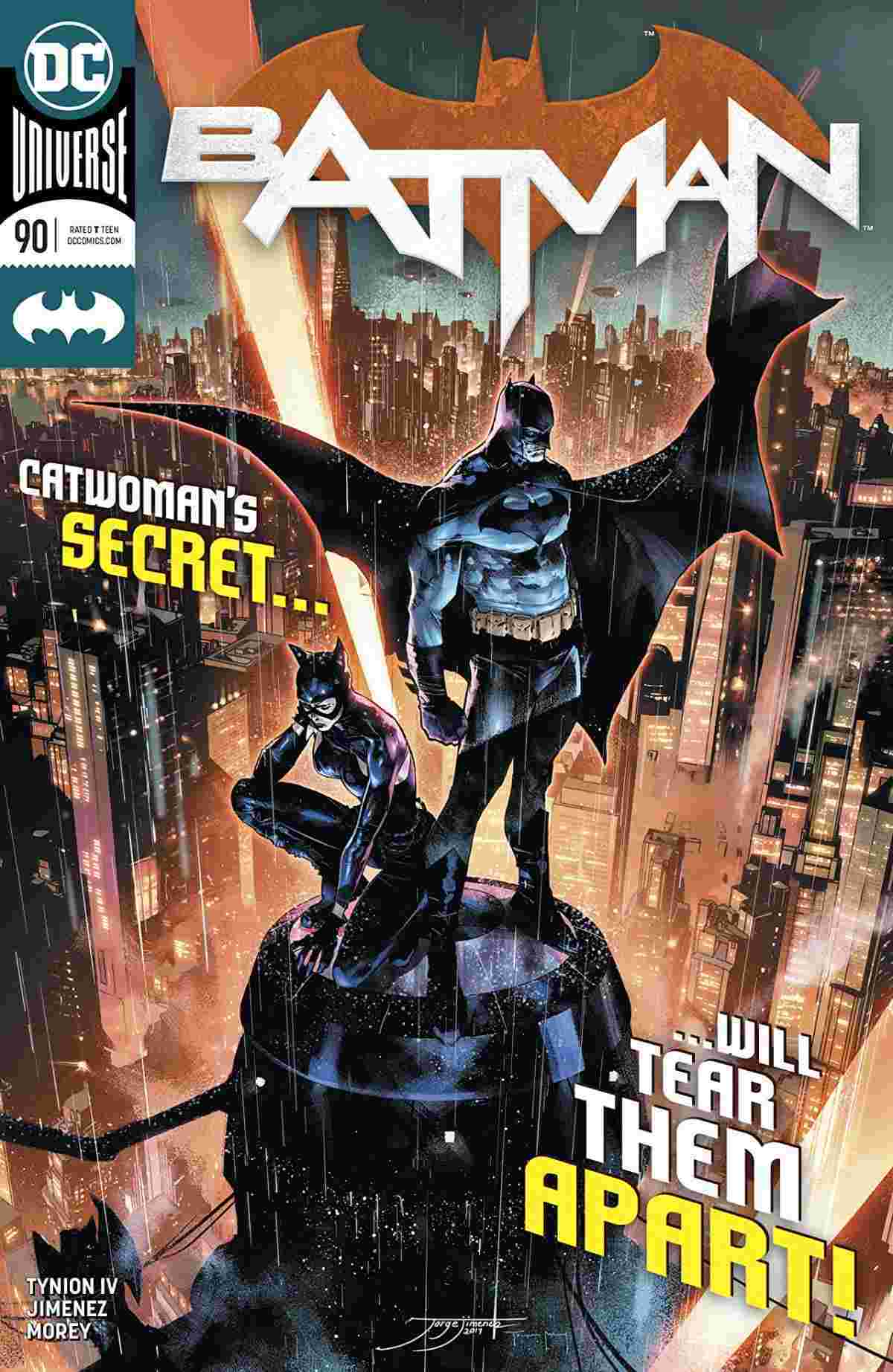 Batman #90, copertina di Jorge Jimenez