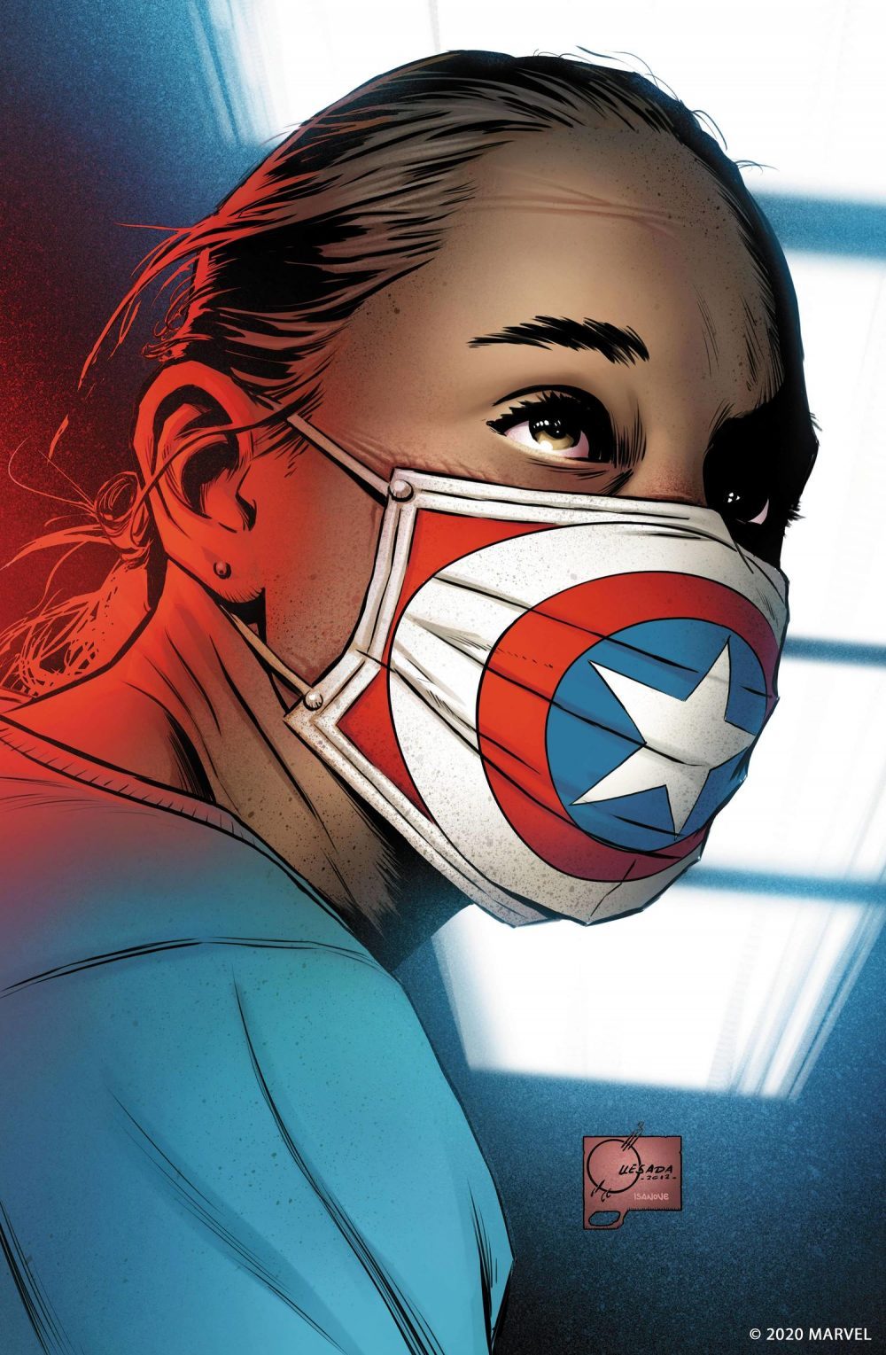 I Am Captain America, illustrazione di Joe Quesada