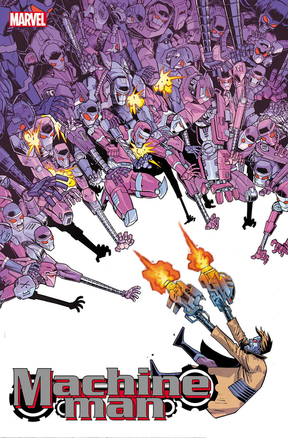 Machine Man #2, copertina di Nick Roche