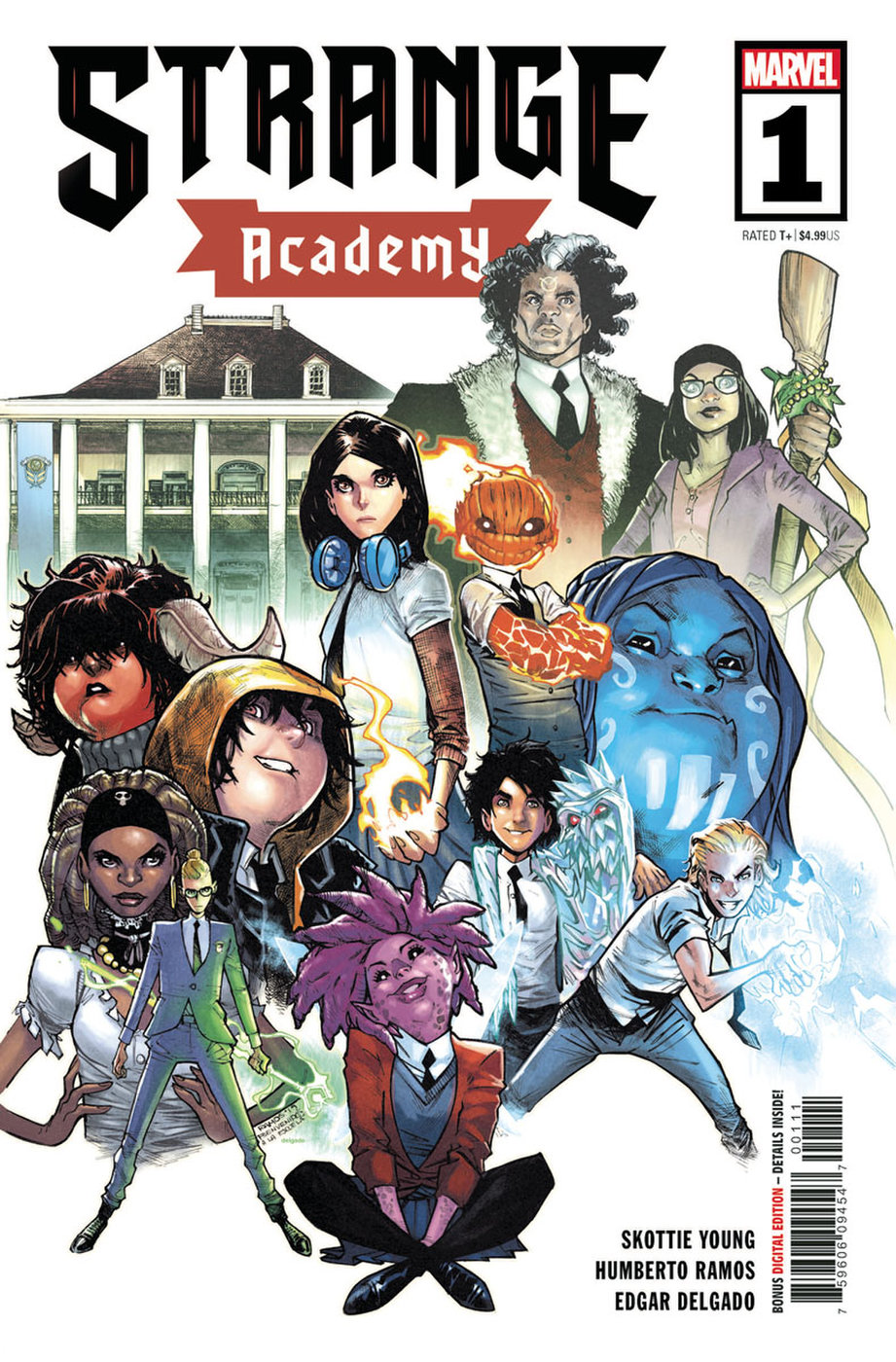 Strange Academy #1, copertina di Humberto Ramos