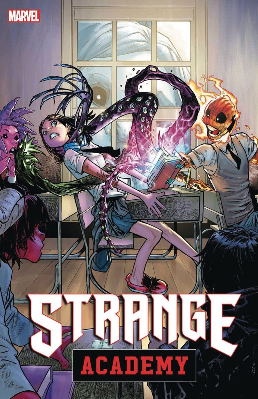 Strange Academy #2, copertina di Humberto Ramos