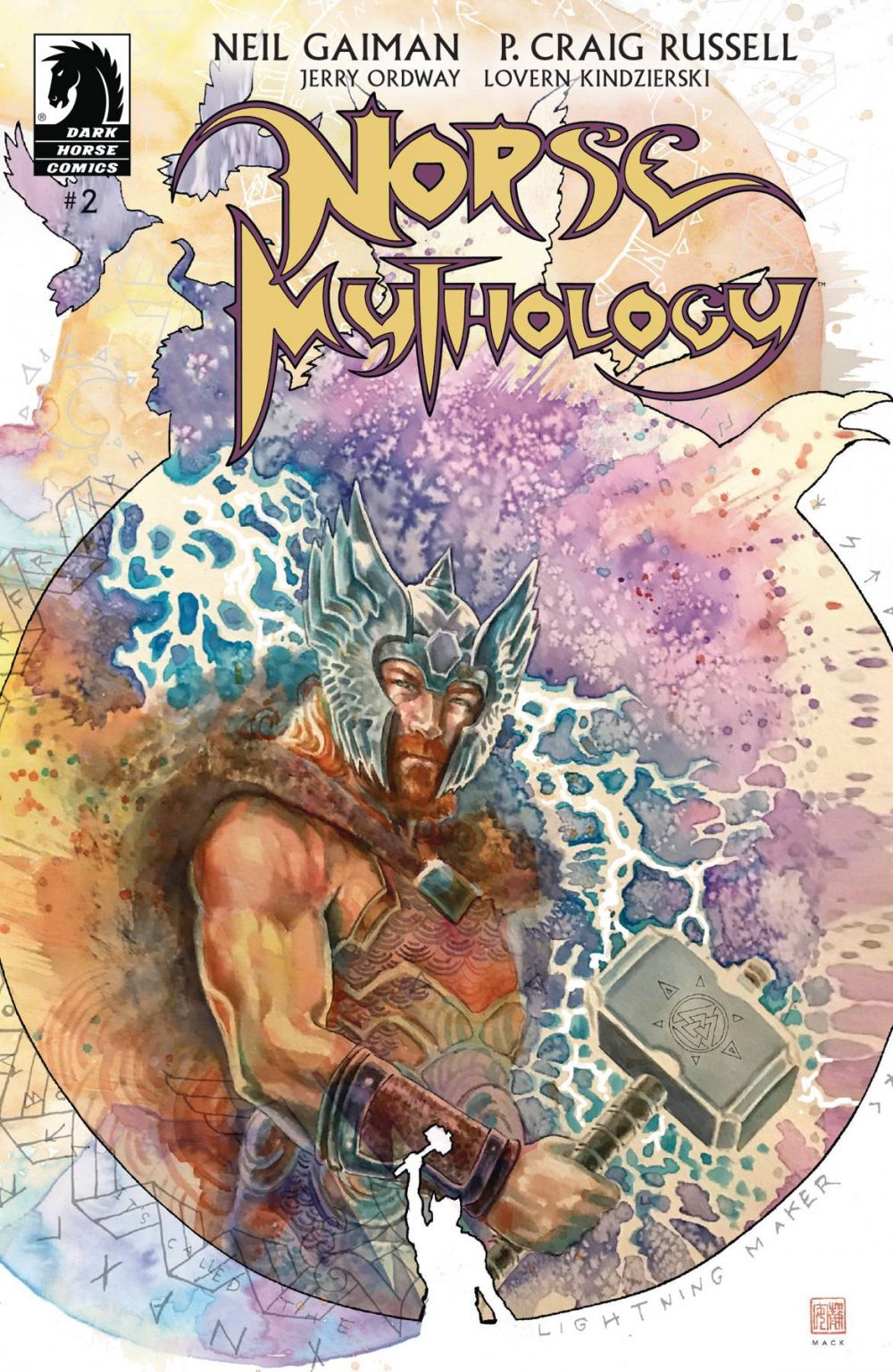 Norse Mythology #2, variant cover di David Mack