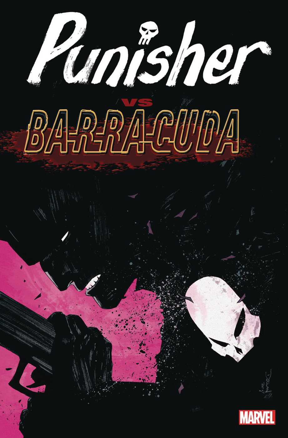 Punisher Vs. Barracuda #1, copertina variant di Declan Shalvey