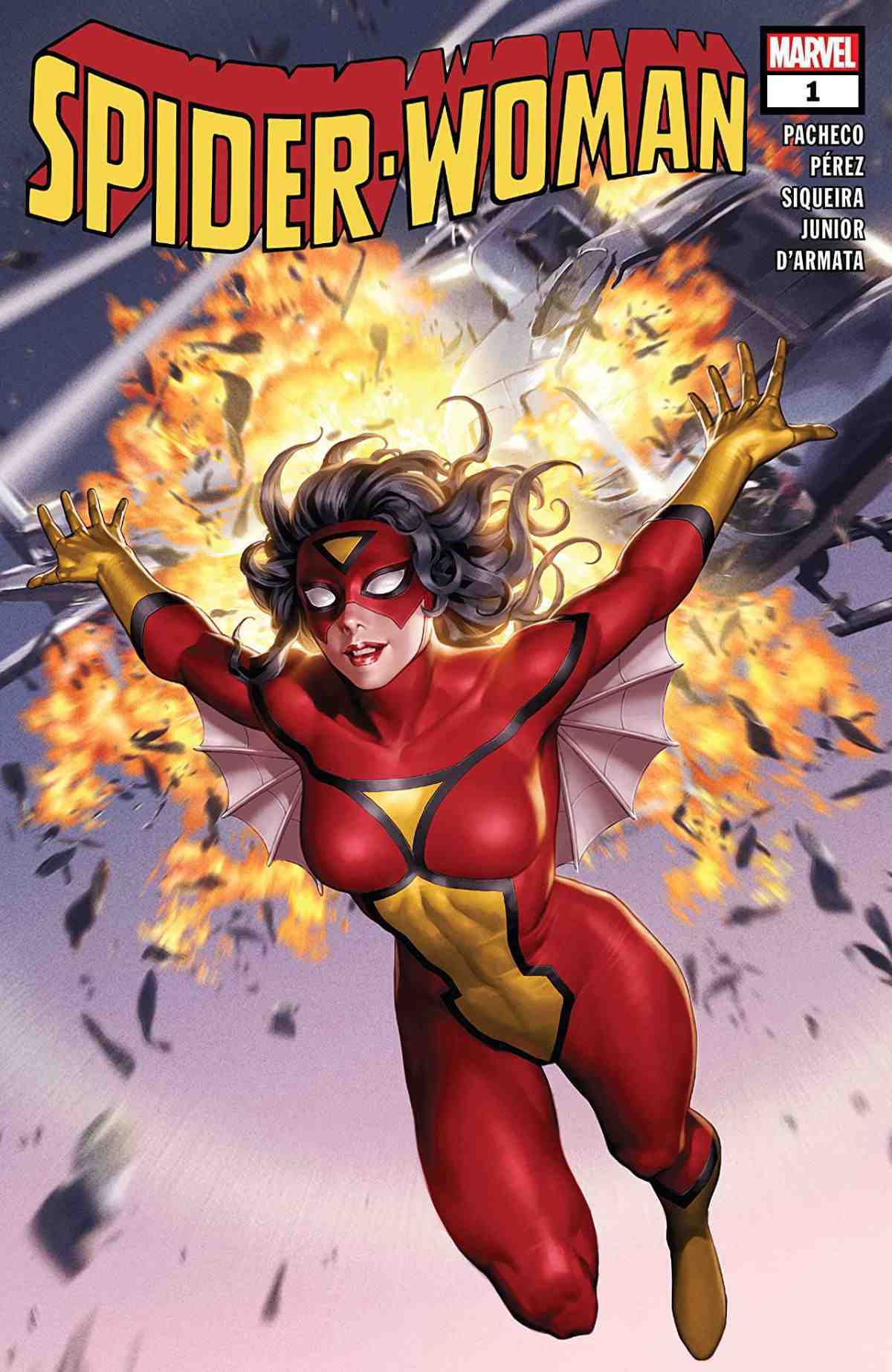 Spider-Woman #1, copertina di Jung-Geun Yoon