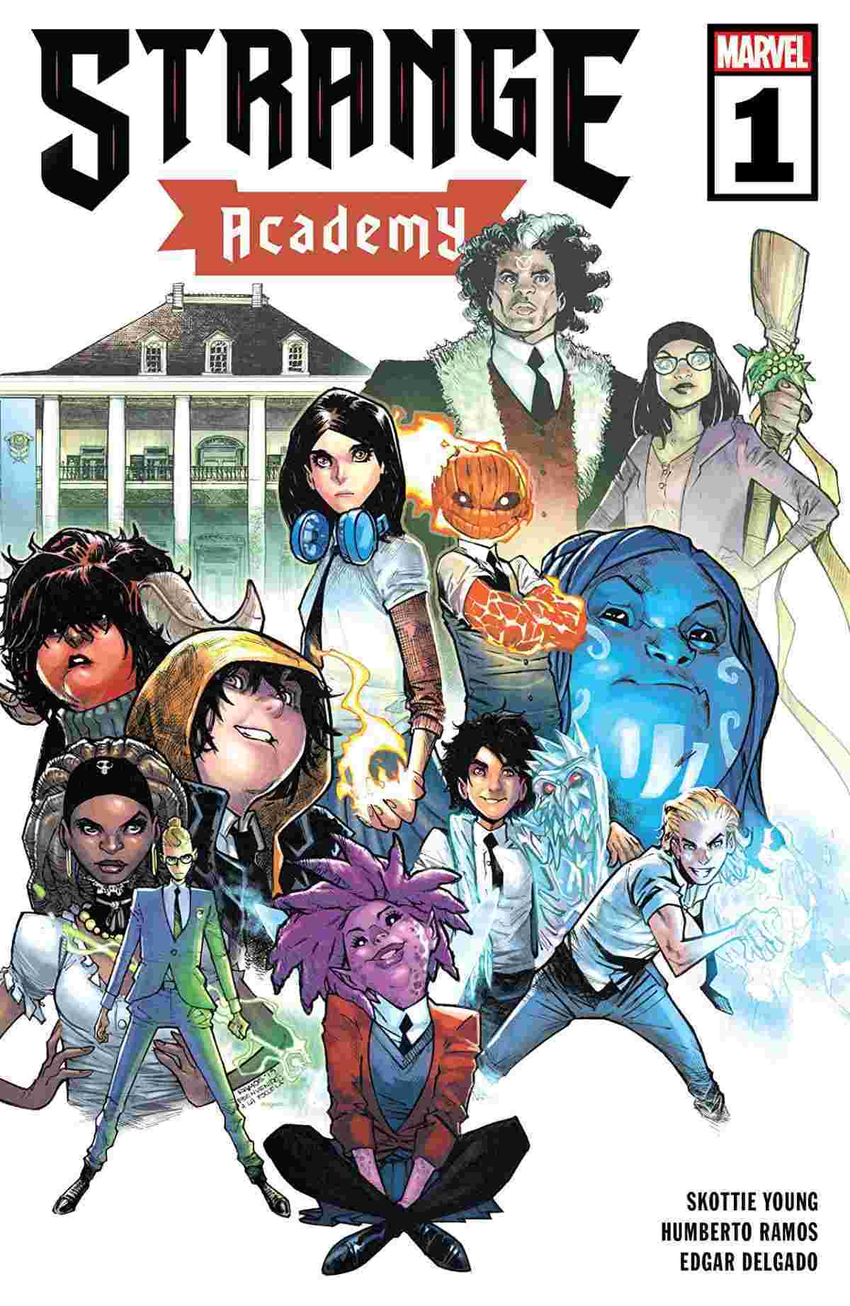 Strange Academy #1, copertina di Humberto Ramos