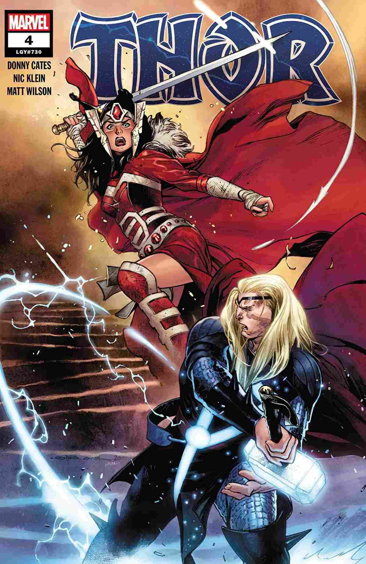 Thor #4, copertina di Olivier Coipel