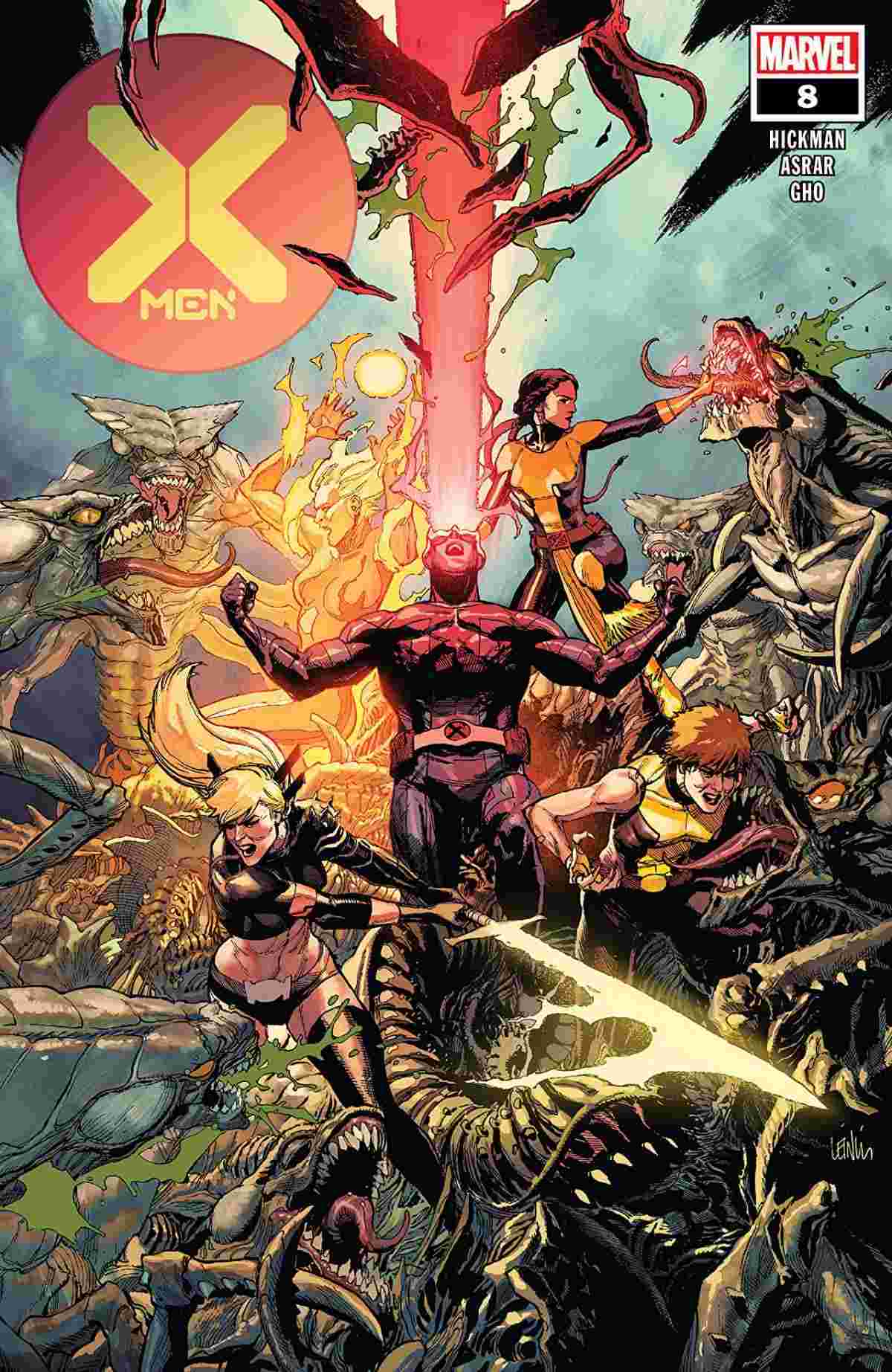 X-Men #8, copertina di Leinil Francis Yu