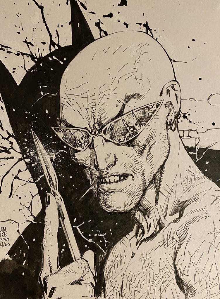 Zsasz, illustrazione di Jim Lee