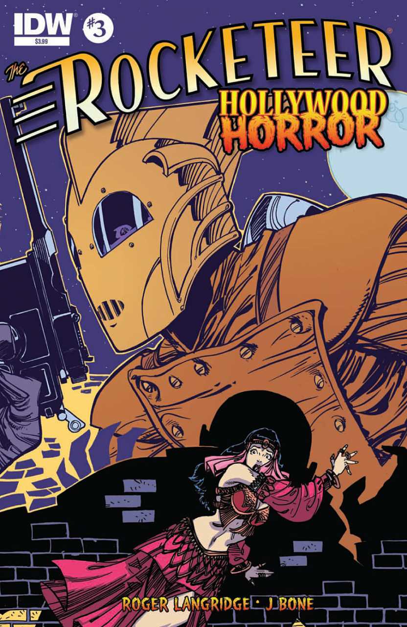 Rocketeer: Hollywood Horror #3, copertina di Walt Simonson