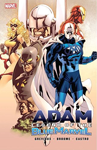 Adam: Legend of the Blue Marvel, copertina di Mat Broome