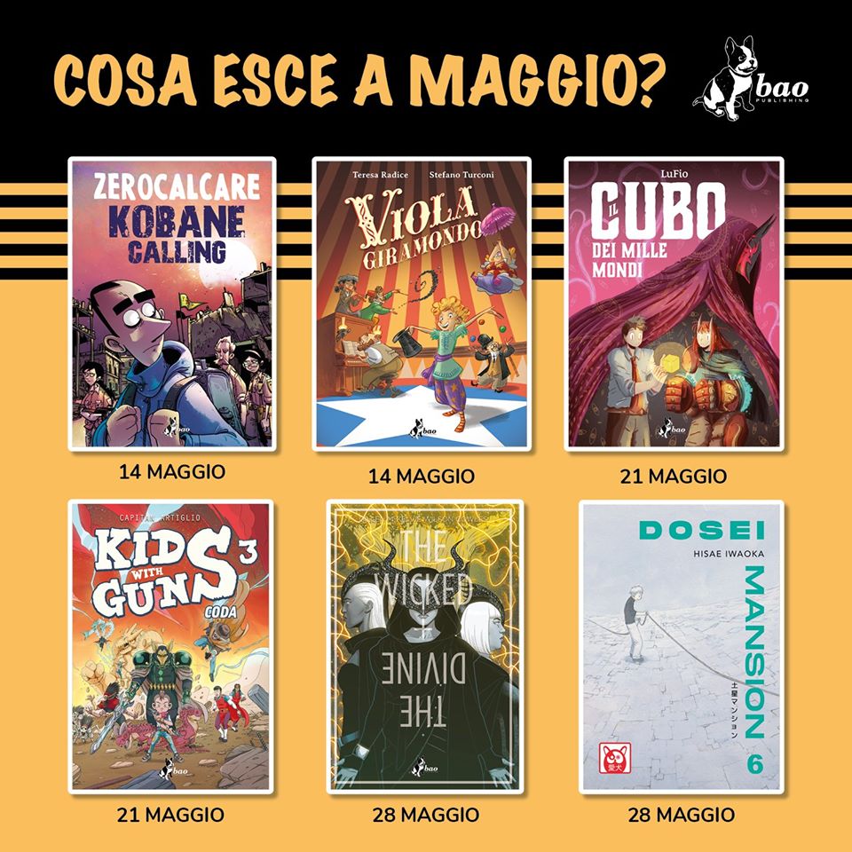 BAO Publishing: le uscite di maggio 2020