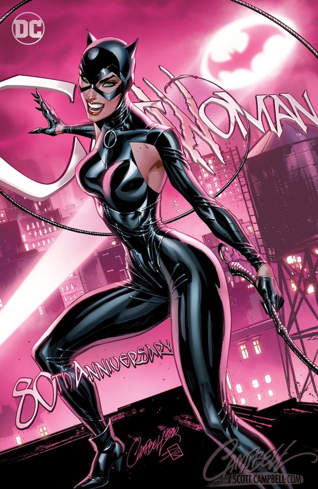 Catwoman 80th Anniversary 100-Page Super Spectacular #1, variant cover di J. Scott Campbell