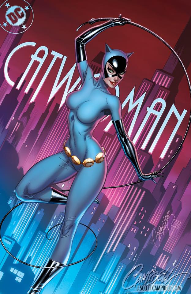 Catwoman 80th Anniversary 100-Page Super Spectacular #1, variant cover di J. Scott Campbell