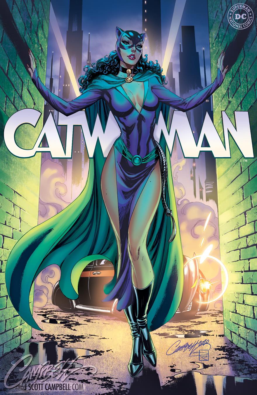 Catwoman 80th Anniversary 100-Page Super Spectacular #1, variant cover di J. Scott Campbell