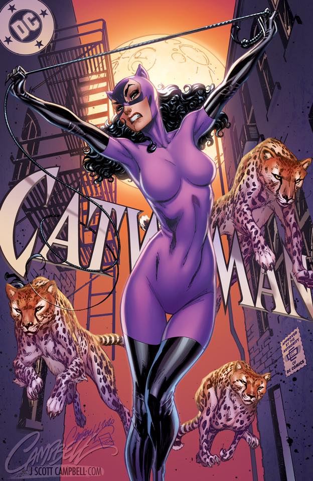 Catwoman 80th Anniversary 100-Page Super Spectacular #1, variant cover di J. Scott Campbell