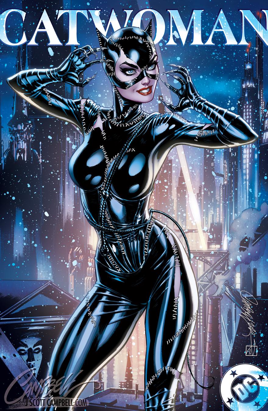 Catwoman 80th Anniversary 100-Page Super Spectacular #1, variant cover di J. Scott Campbell