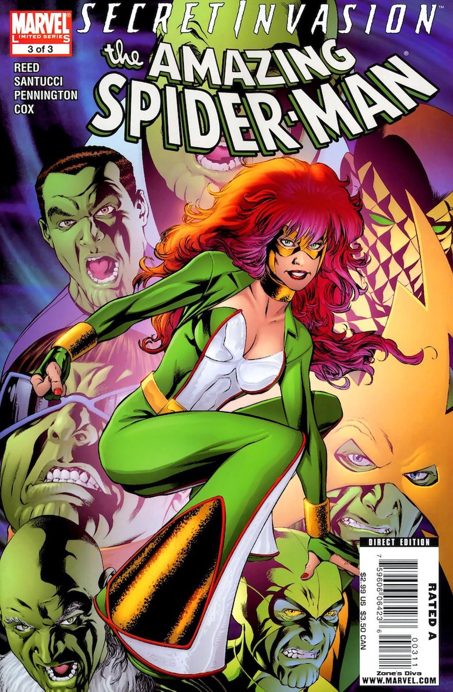 Secret Invasion: Amazing Spider-Man #3, copertina di Mike McKone