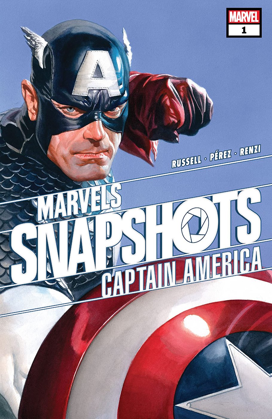 Marvels Snapshots: Captain America, copertina di Alex Ross